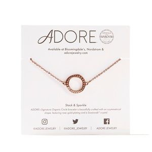Adore ORGANIC CIRCLE BEADED BRACELET (ROSE GOLD PL